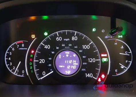 2013 Honda Cr-V Ex-L z USA, uszkodzony, nr VIN 2HKRM4H76DH638377